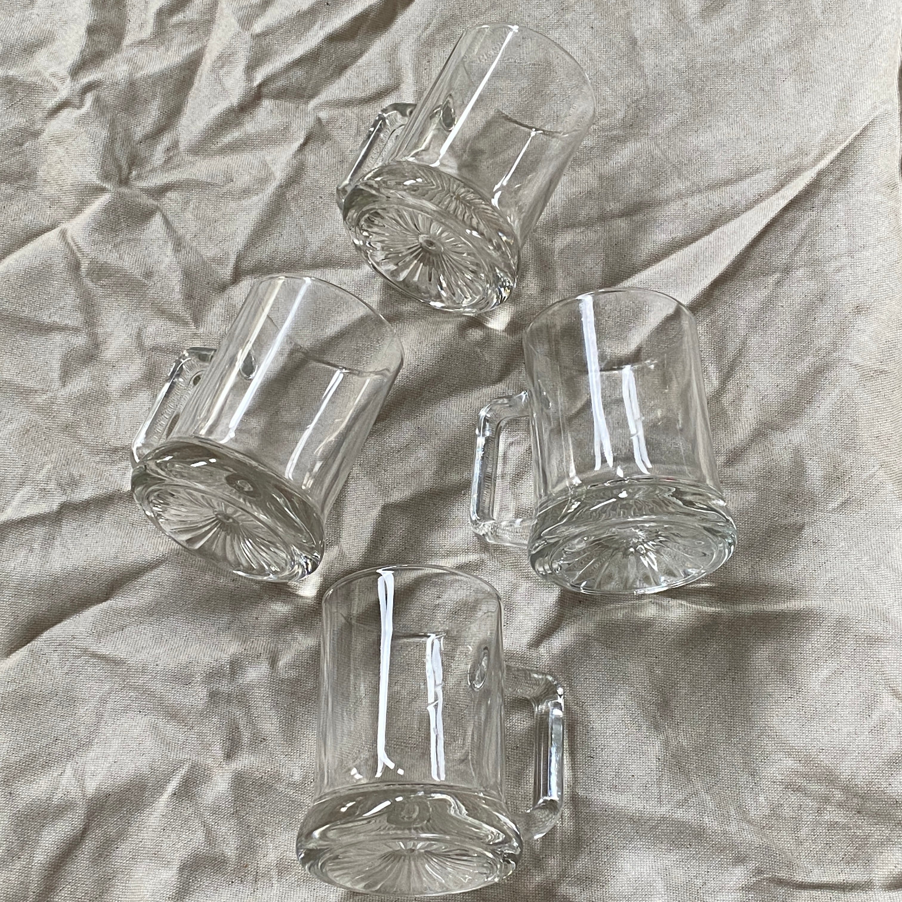 set of 4 BASIL GLASSES ——