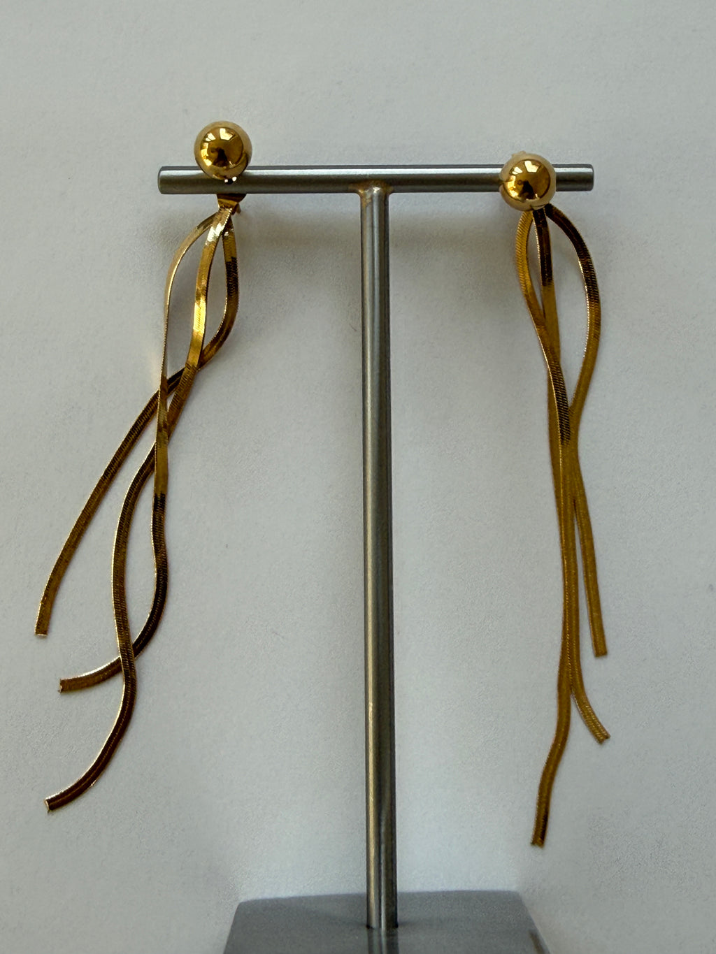 EARRINGS / STAINLESS STEEL / 5CM