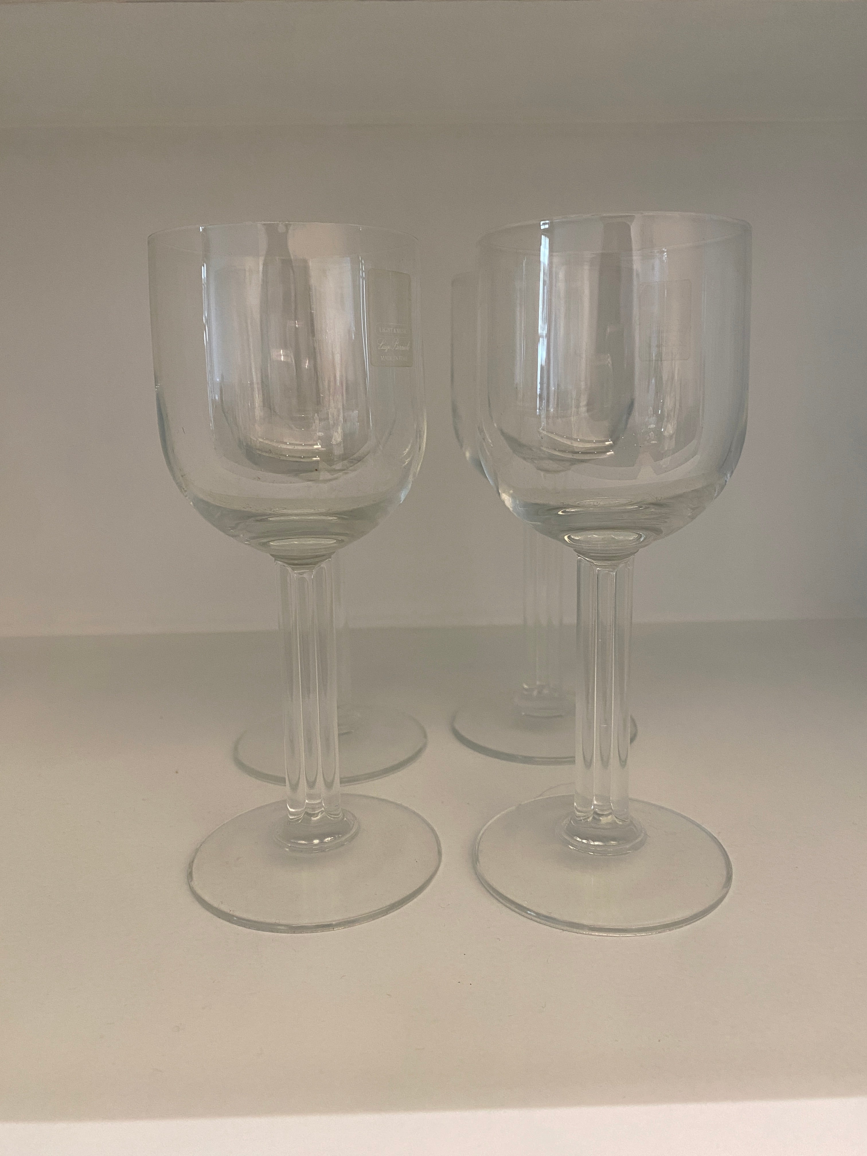 4 Luigi Bormoli Glasses
