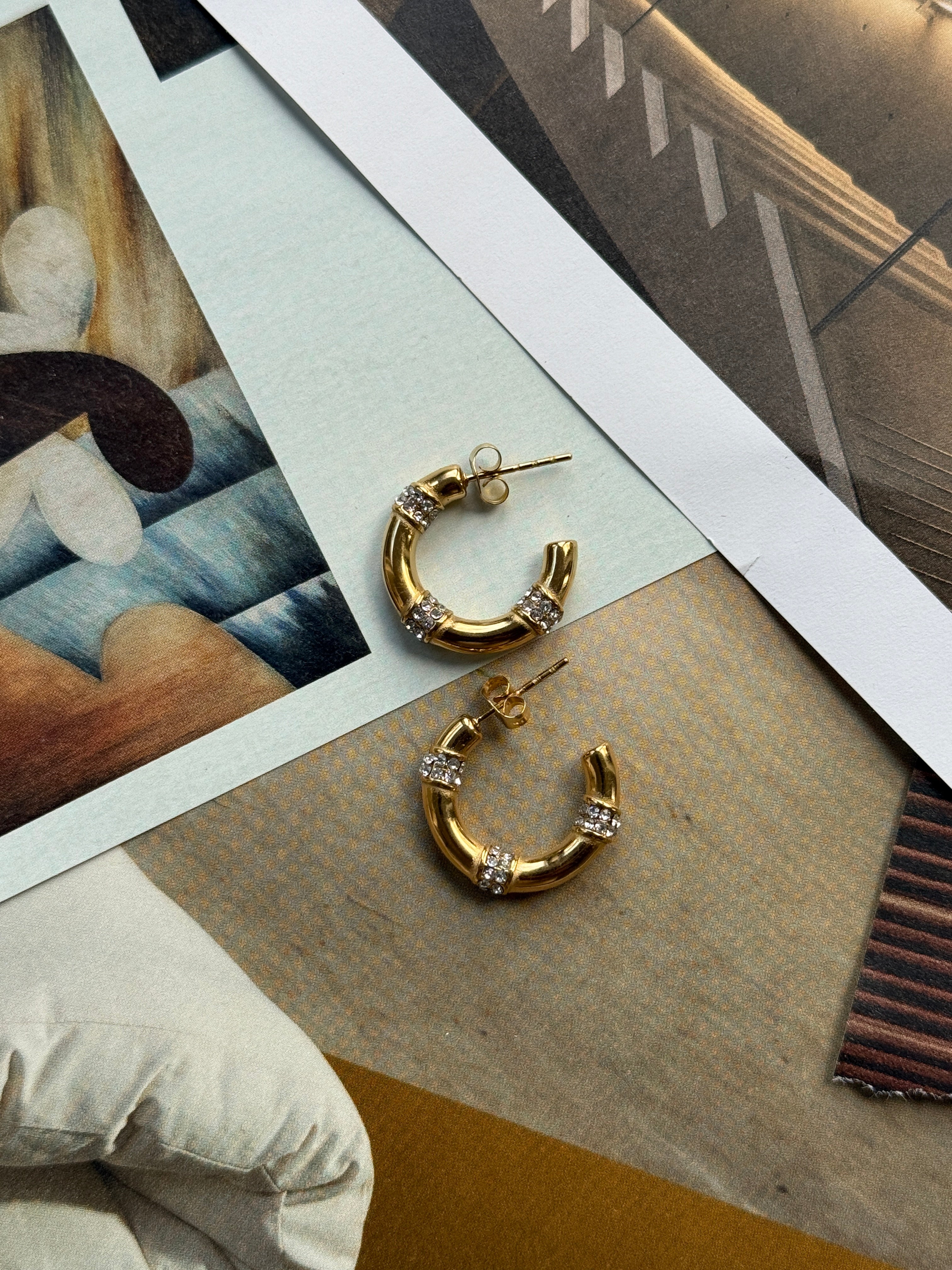 EARRINGS / STAINLESS STEEL / 2CM