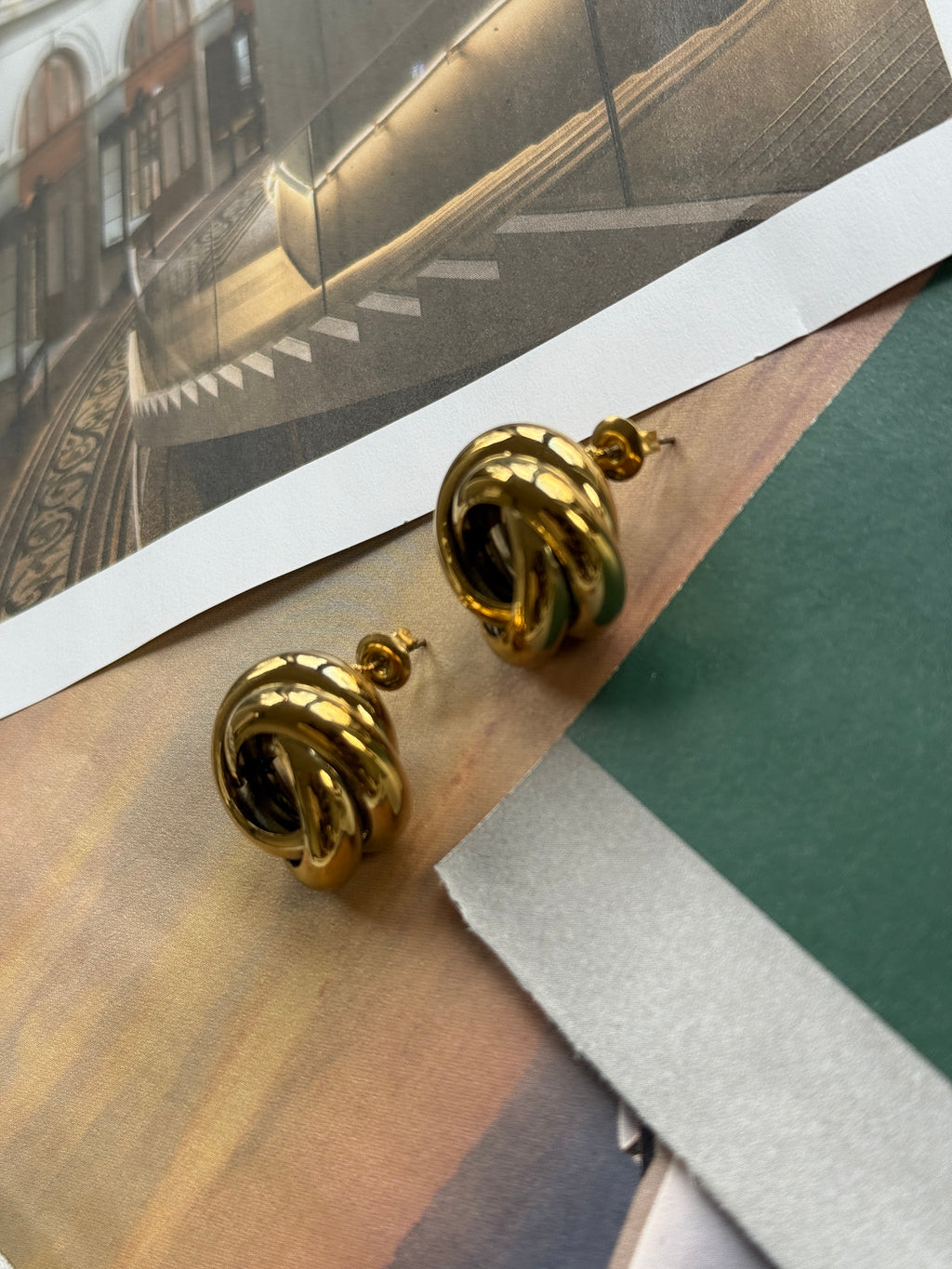 EARRINGS / STAINLESS STEEL / 2cm