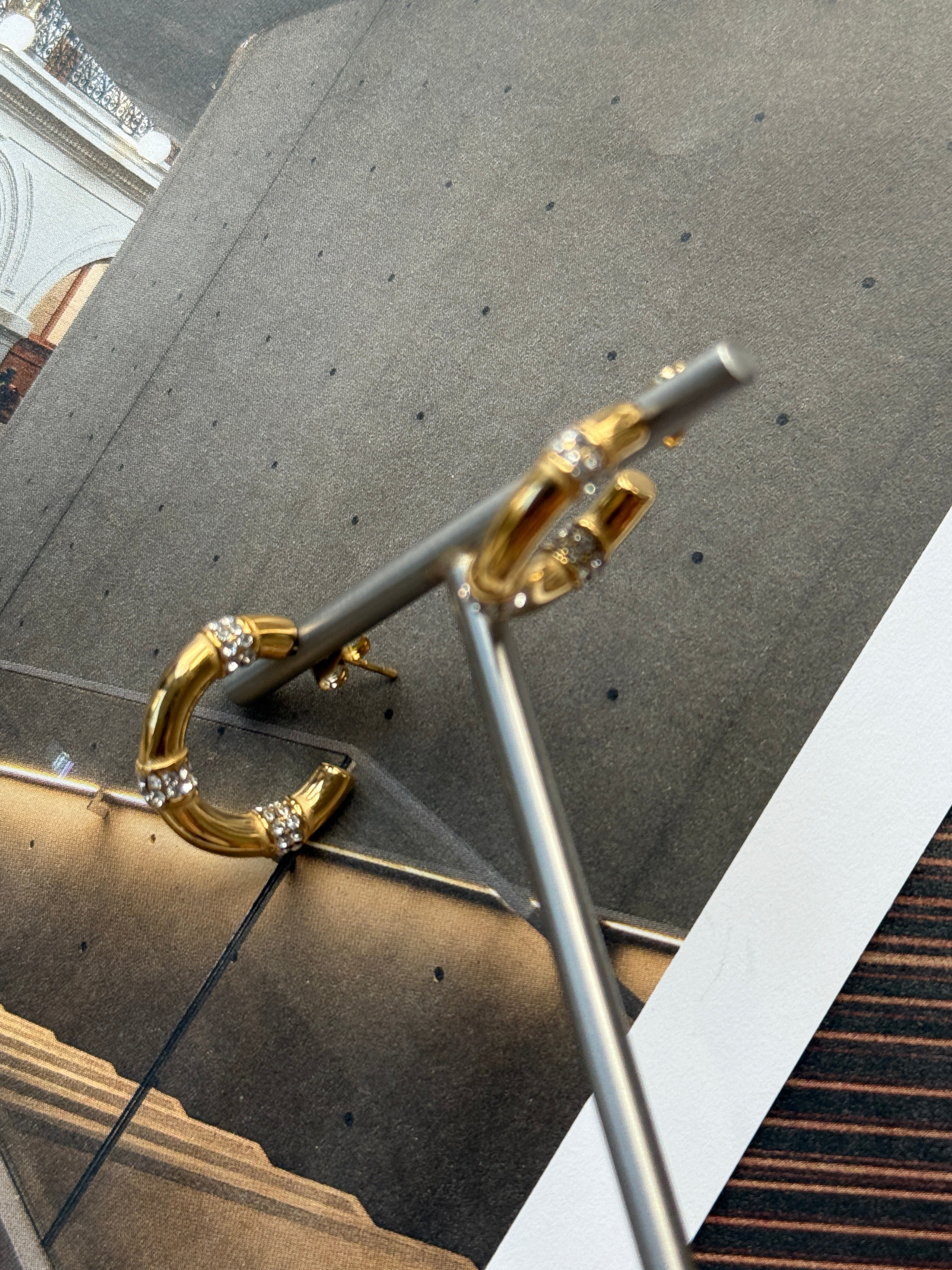 EARRINGS / STAINLESS STEEL / 2CM