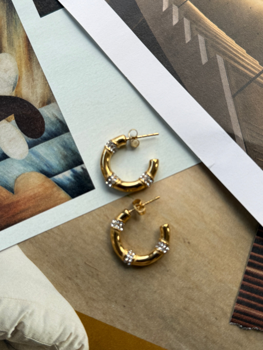 EARRINGS / STAINLESS STEEL / 2CM