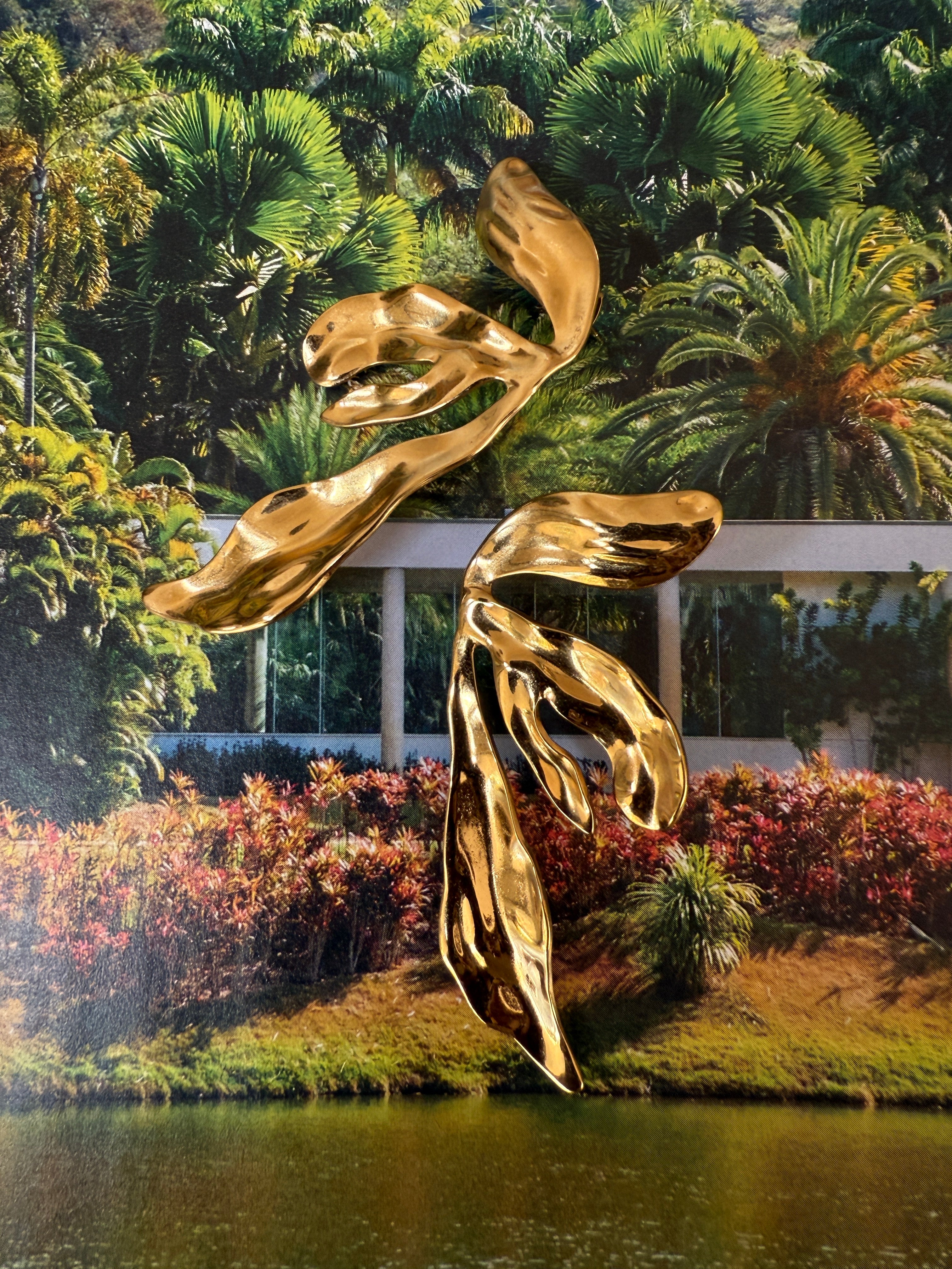 Earrings Diyo color Gold