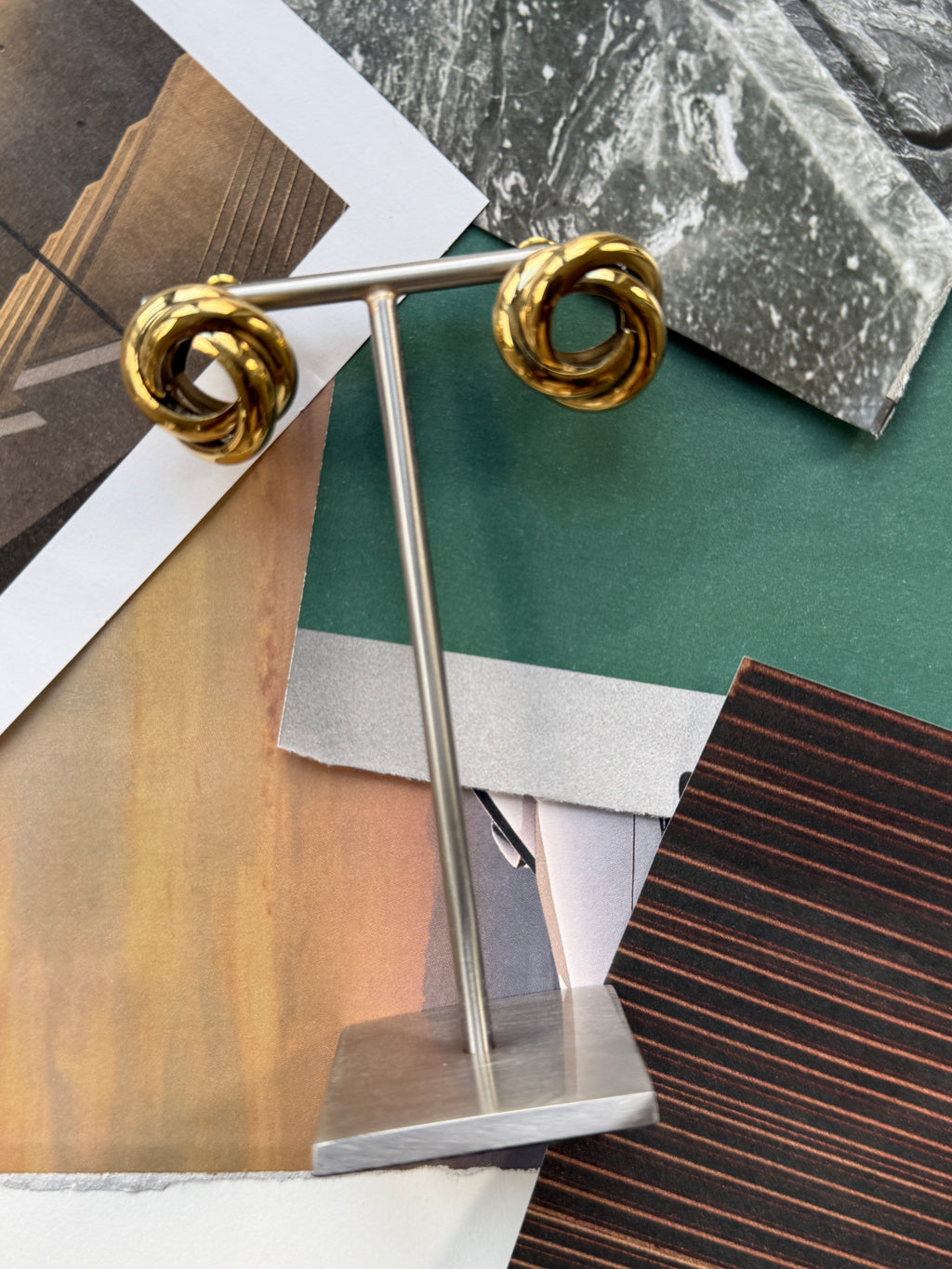 EARRINGS / STAINLESS STEEL / 2cm