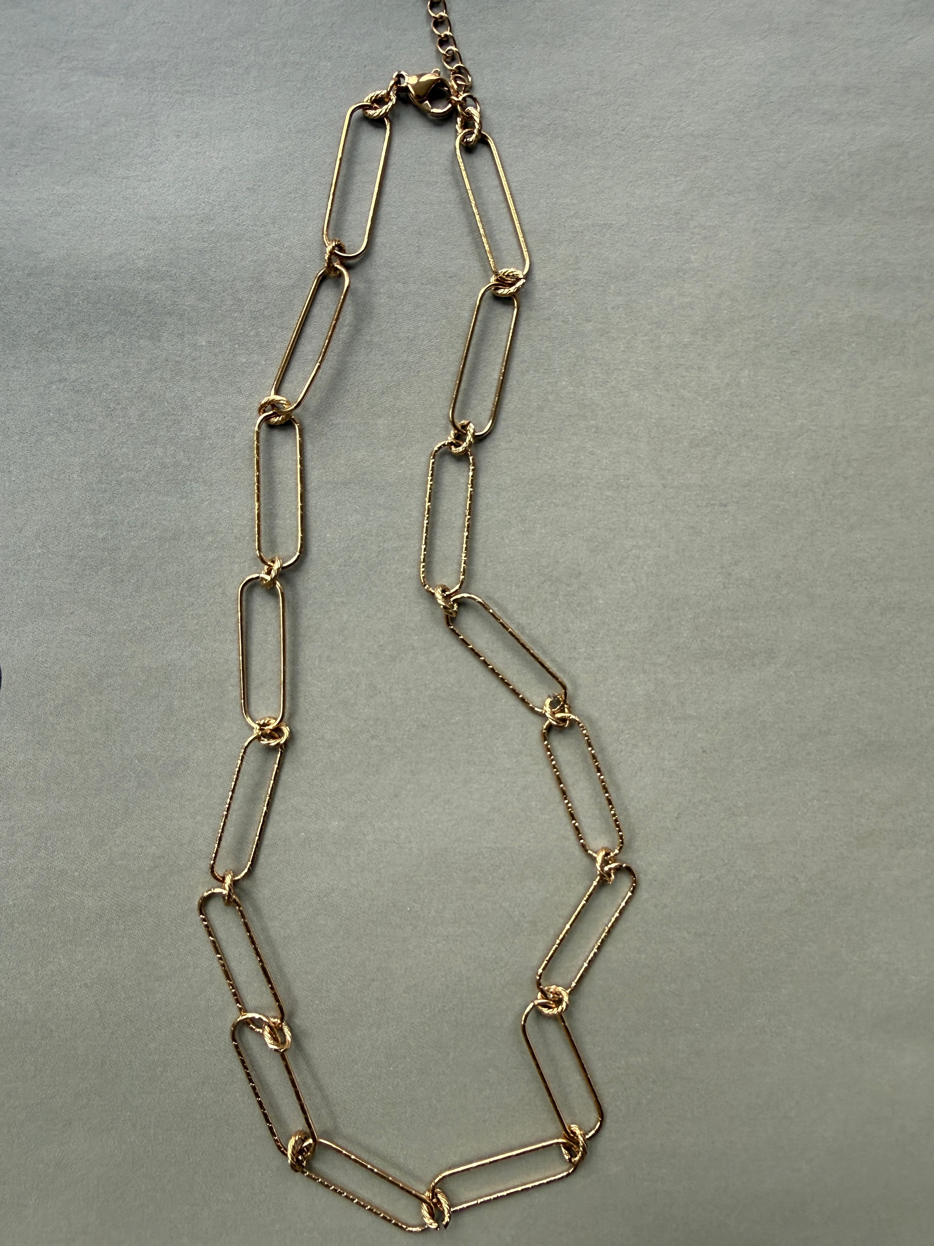 STAINLESS STEEL NECKLACE, 40CM