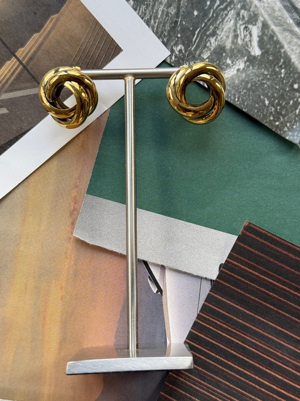 EARRINGS / STAINLESS STEEL / 2cm