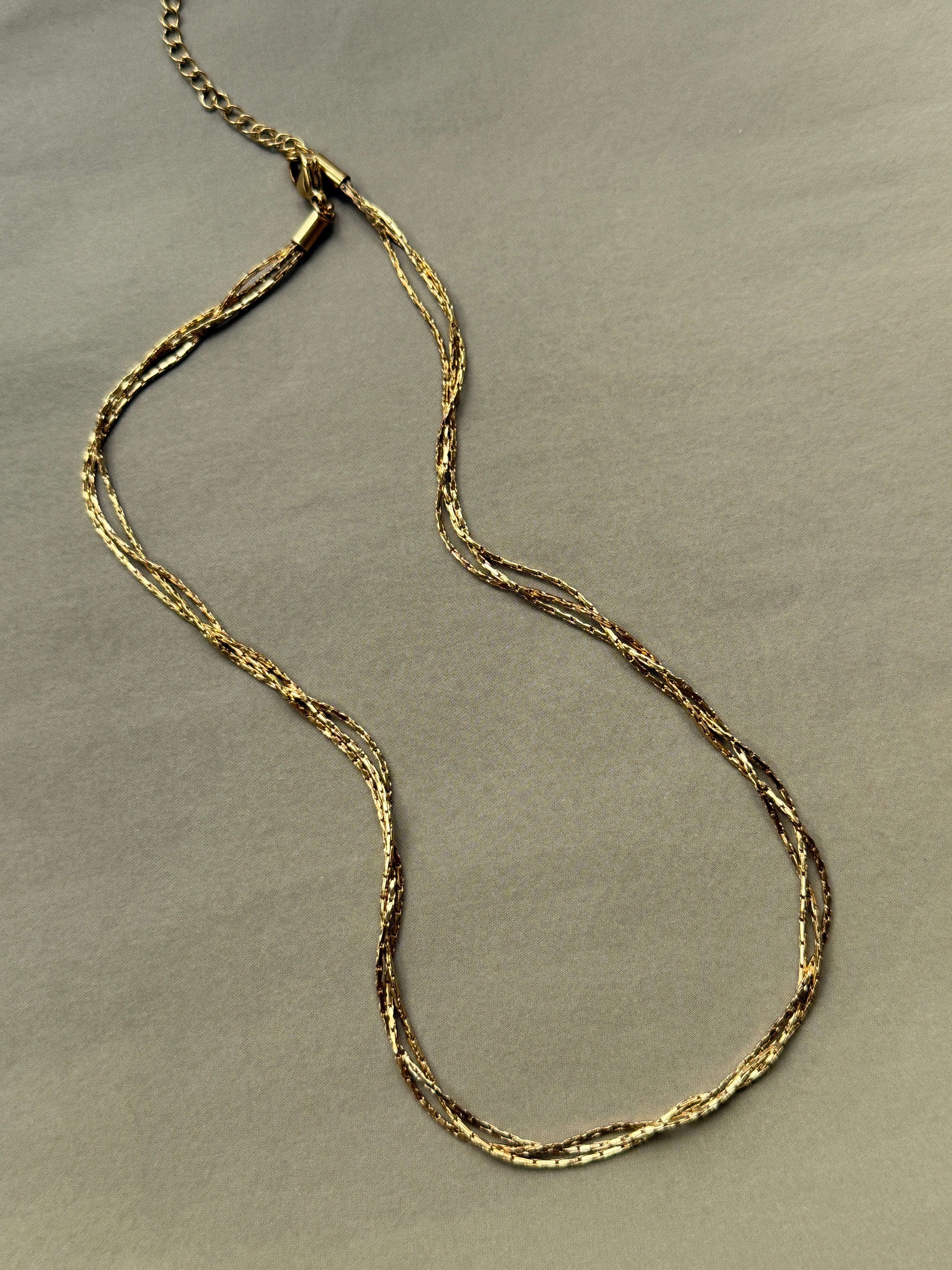 STAINLESS STEEL NECKLACE, 40CM