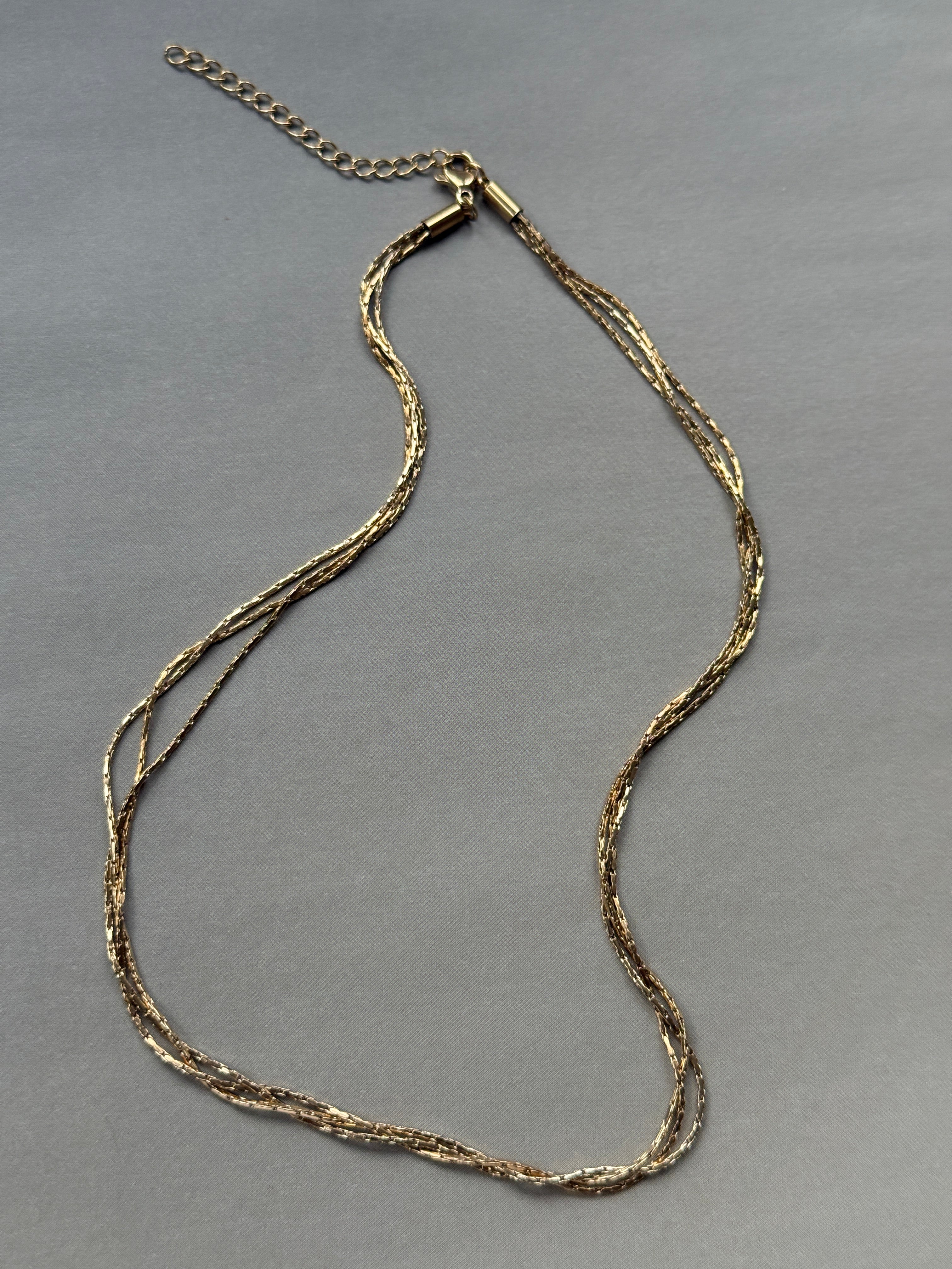STAINLESS STEEL NECKLACE, 40CM