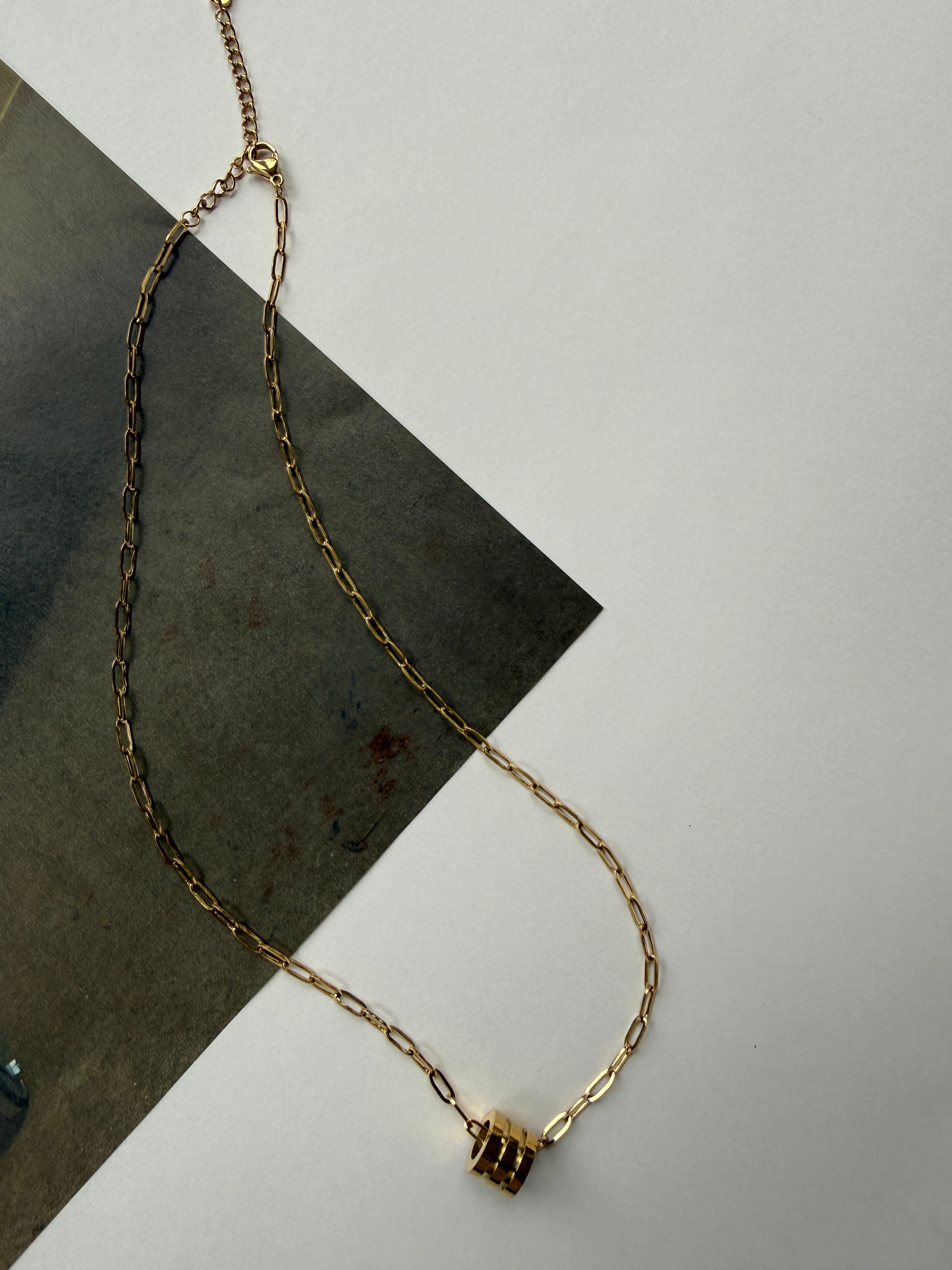 STAINLESS STEEL NECKLACE, 40CM