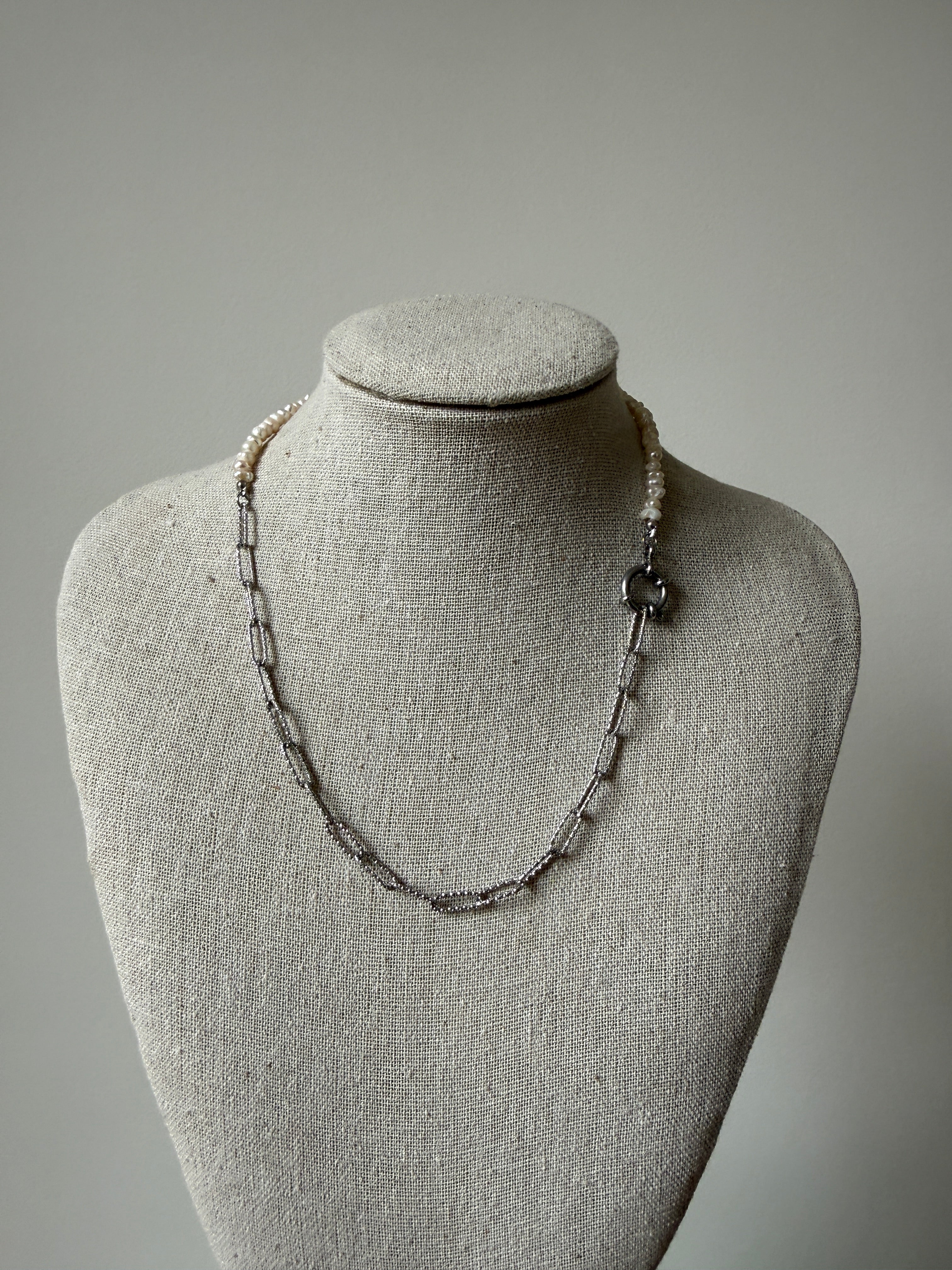 STAINLESS STEEL NECKLACE, 40CM