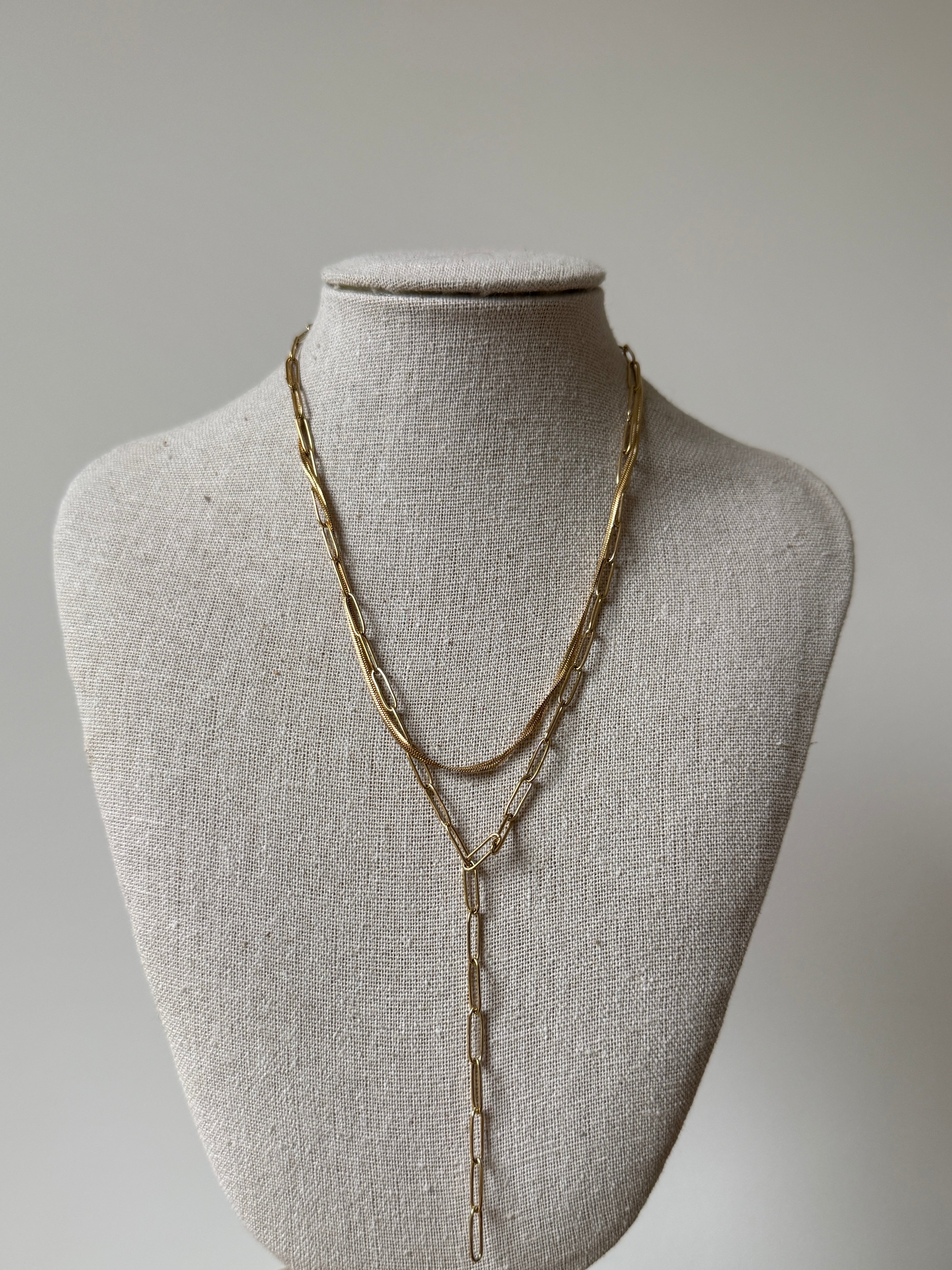 STAINLESS STEEL NECKLACE, 40CM