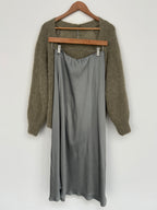 SKIRT MIRL OLIVE GREEN