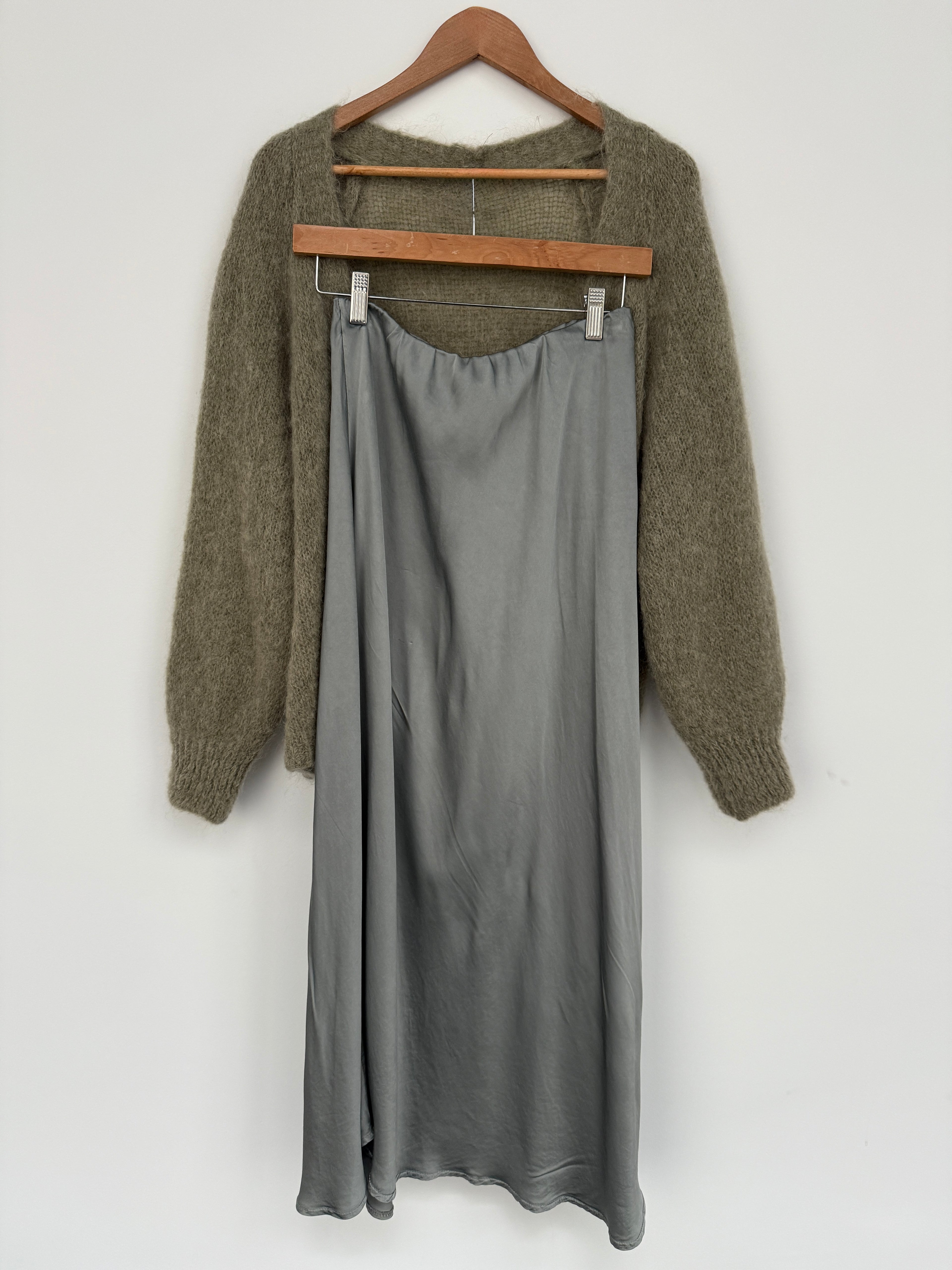 SKIRT MIRL OLIVE GREEN