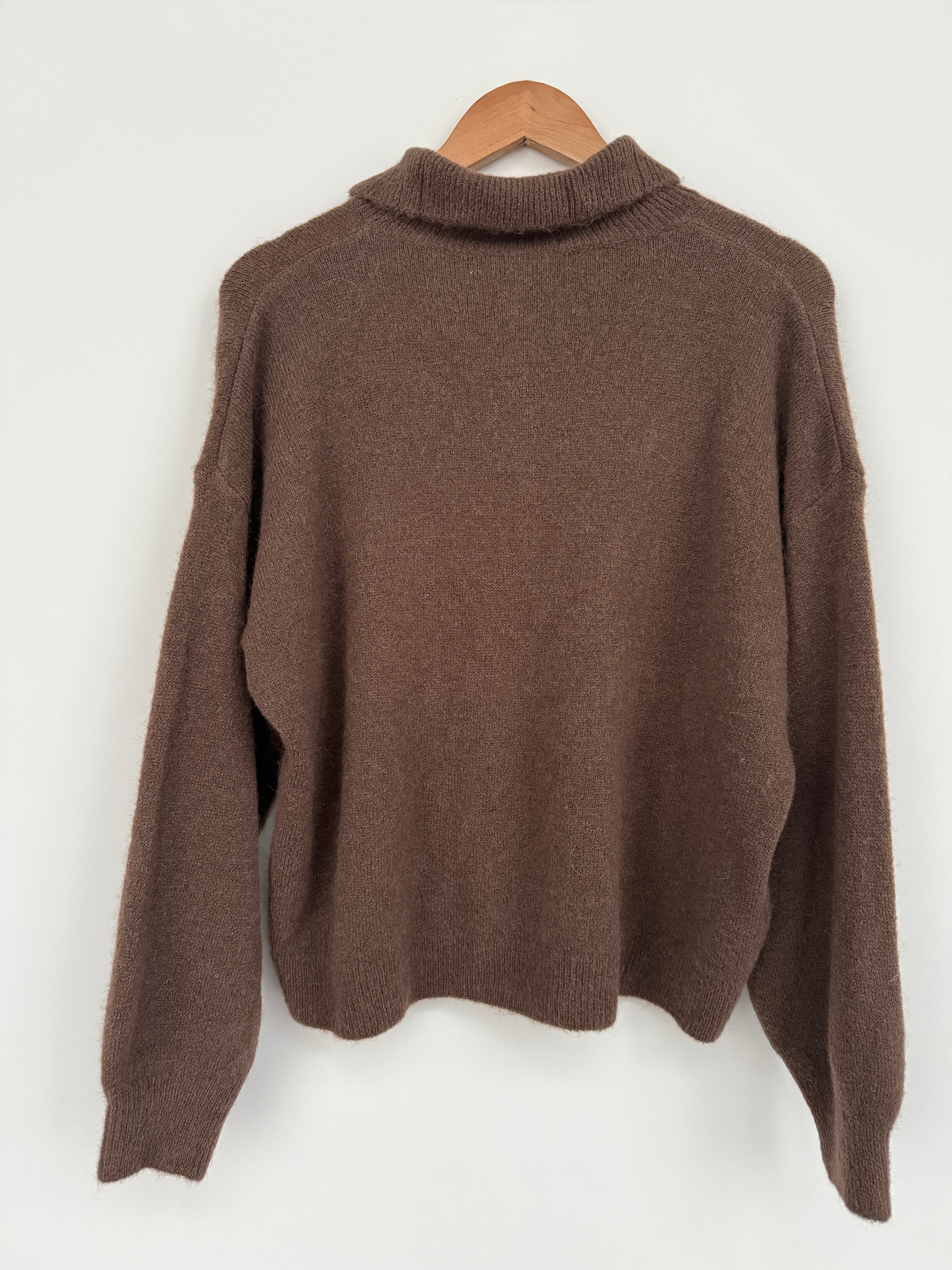 KNIT VIRY COLOR BROWN