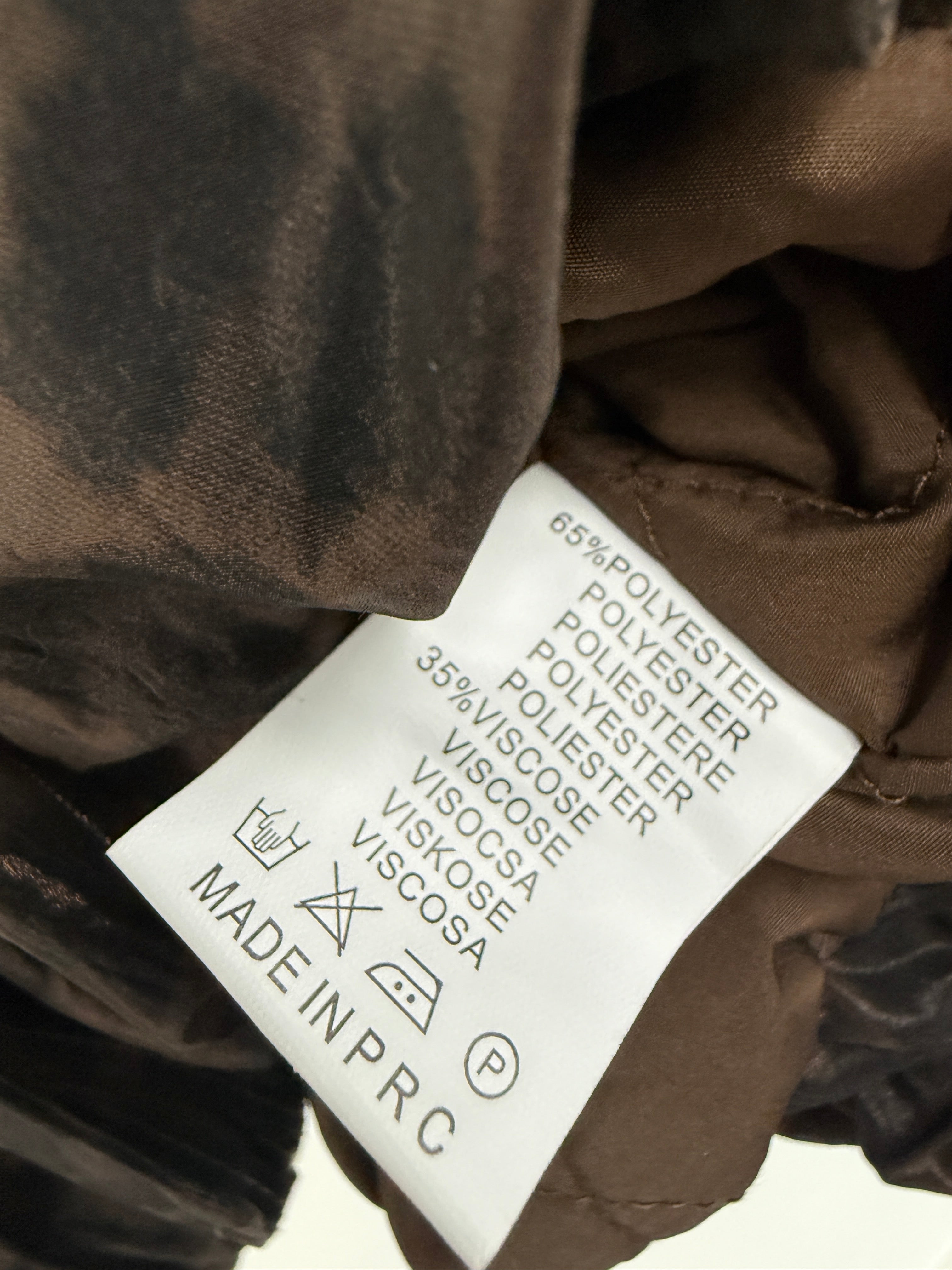 BROWN LEO PRINT JACKET