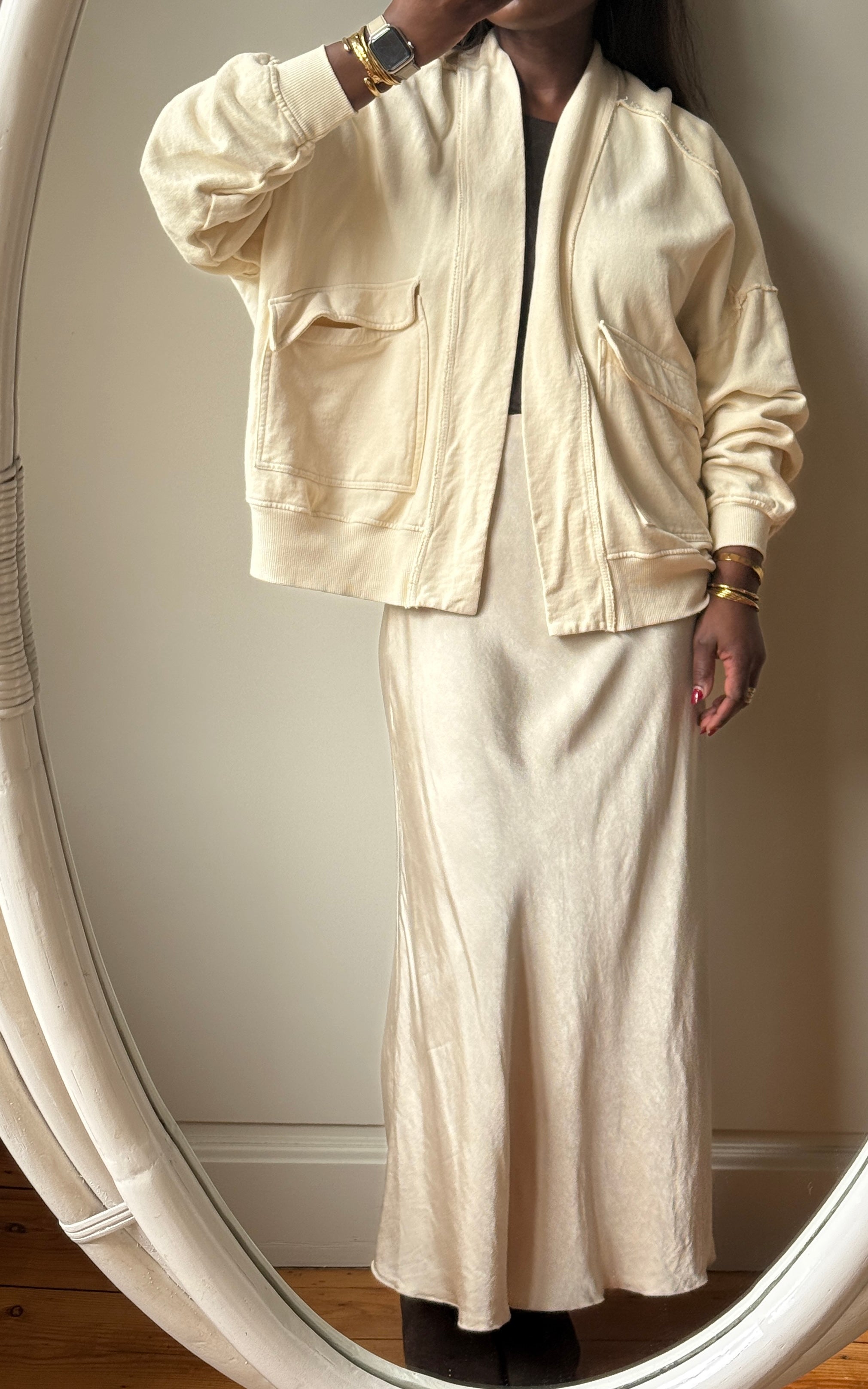 SKIRT NAT COLOR STONE