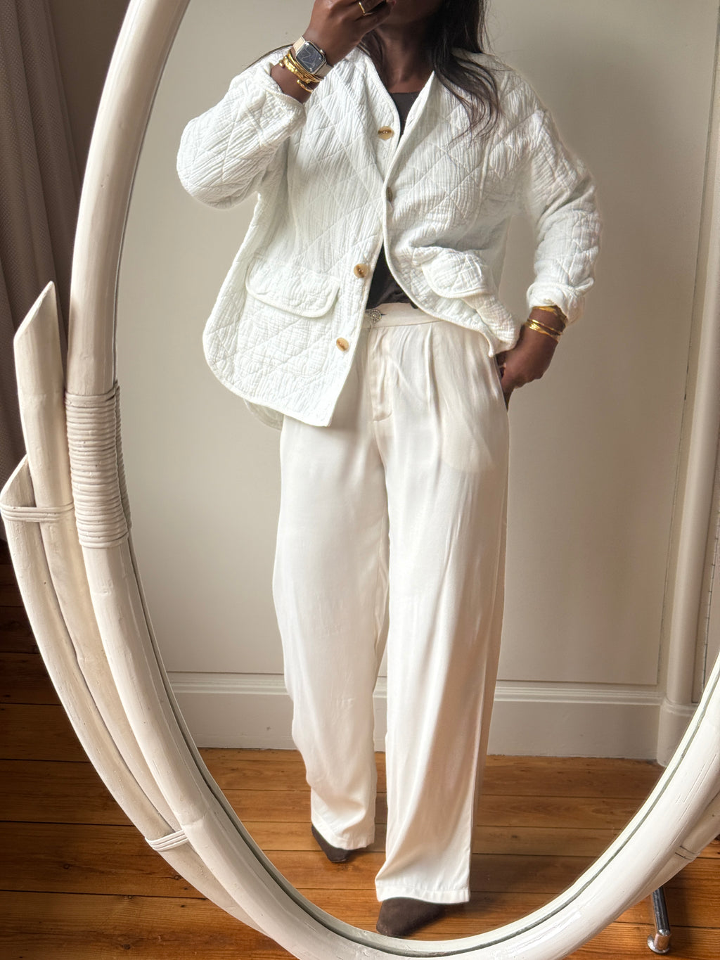 PANTS DRIZO COLOR ÉCRU