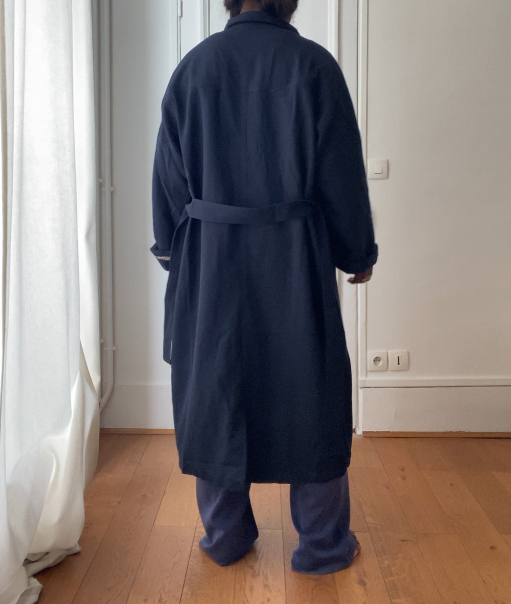 oversized trench coat ÏLYA marine