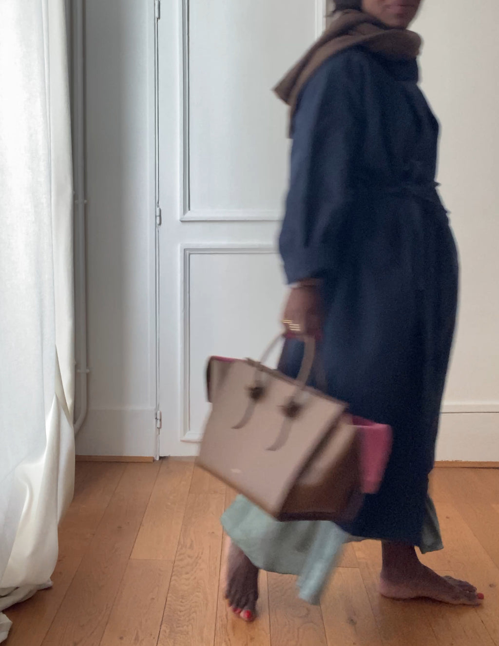 oversized trench coat ÏLYA marine