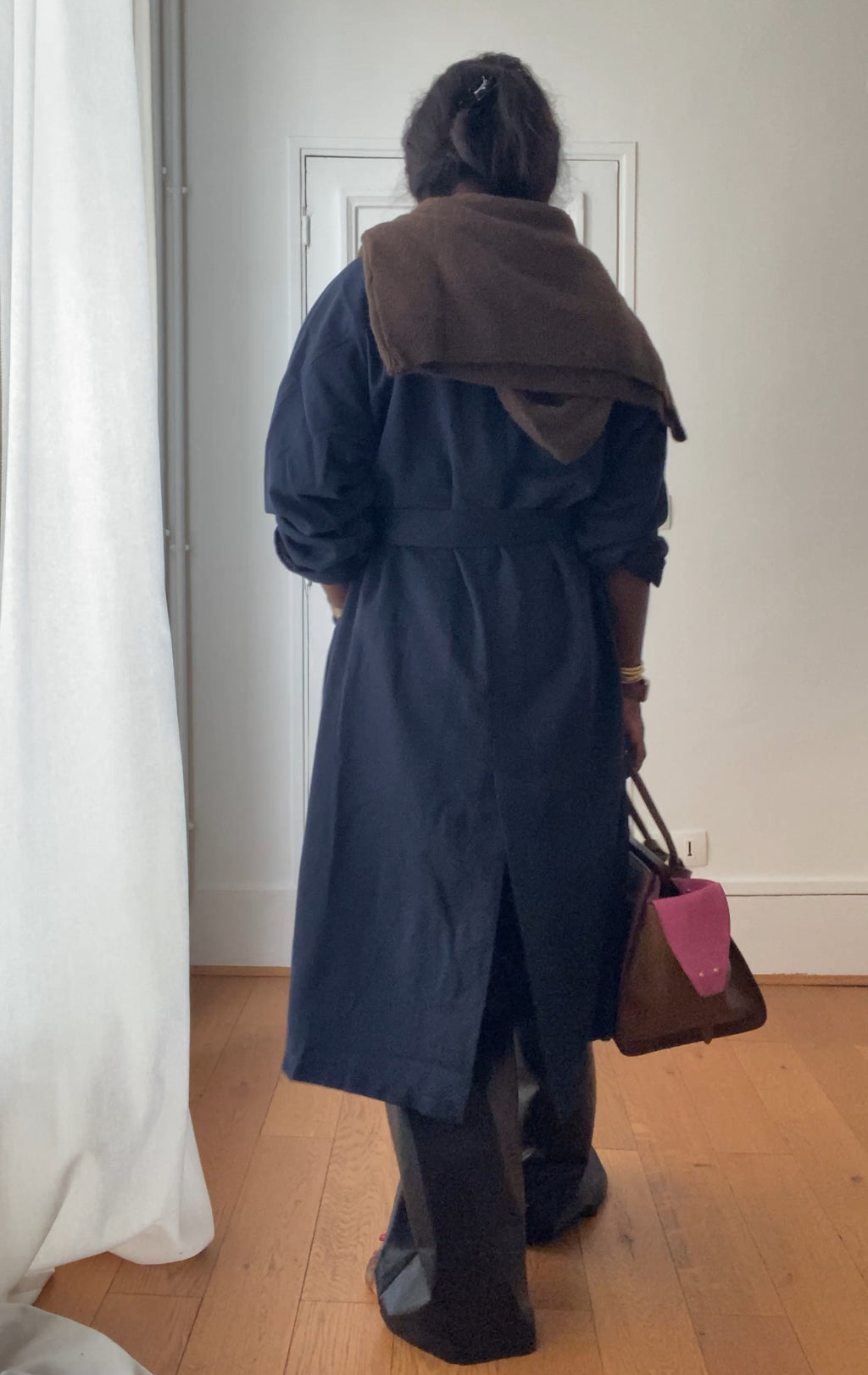 oversized trench coat ÏLYA marine