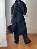 oversized trench coat ÏLYA marine