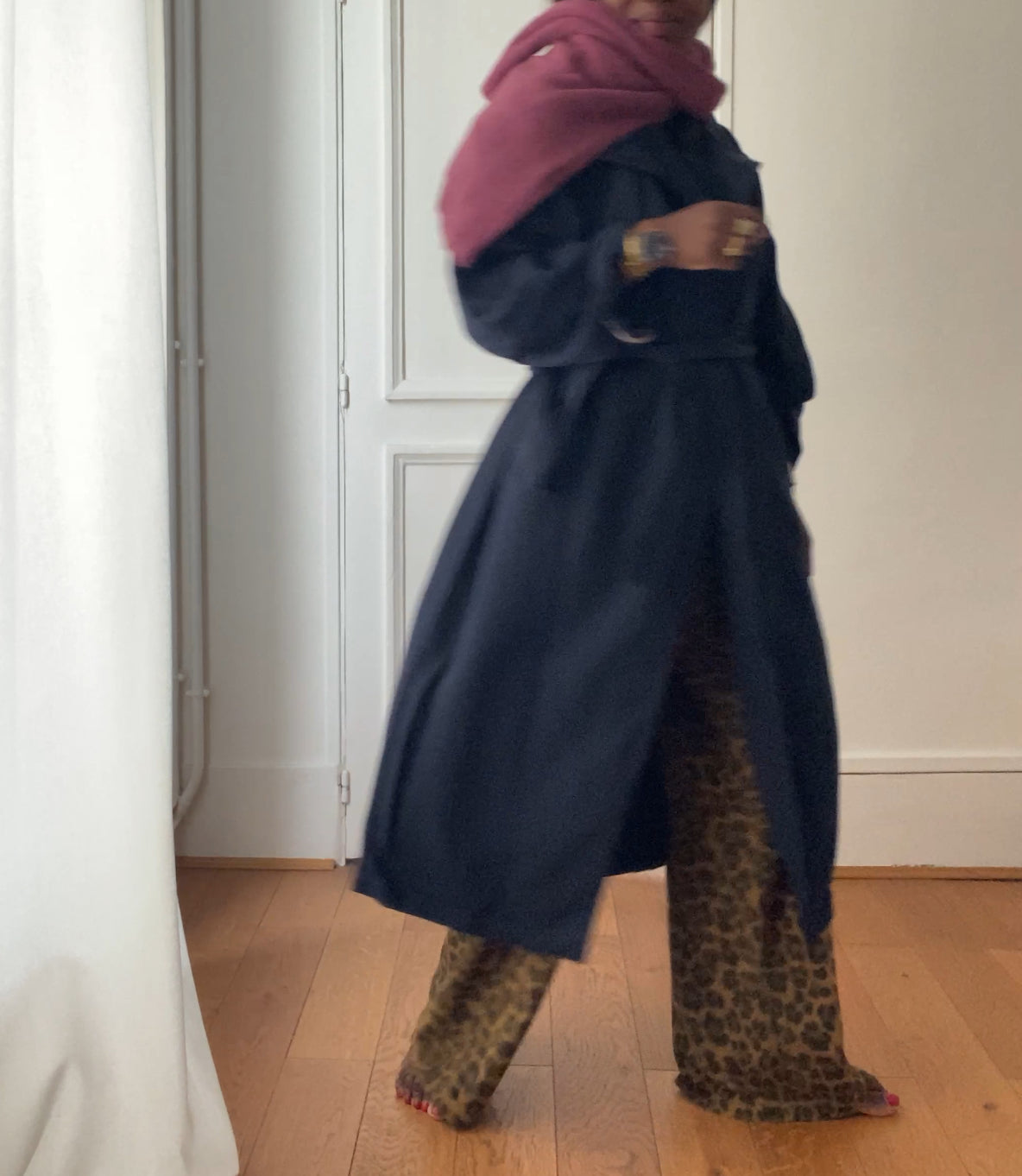 oversized trench coat ÏLYA marine