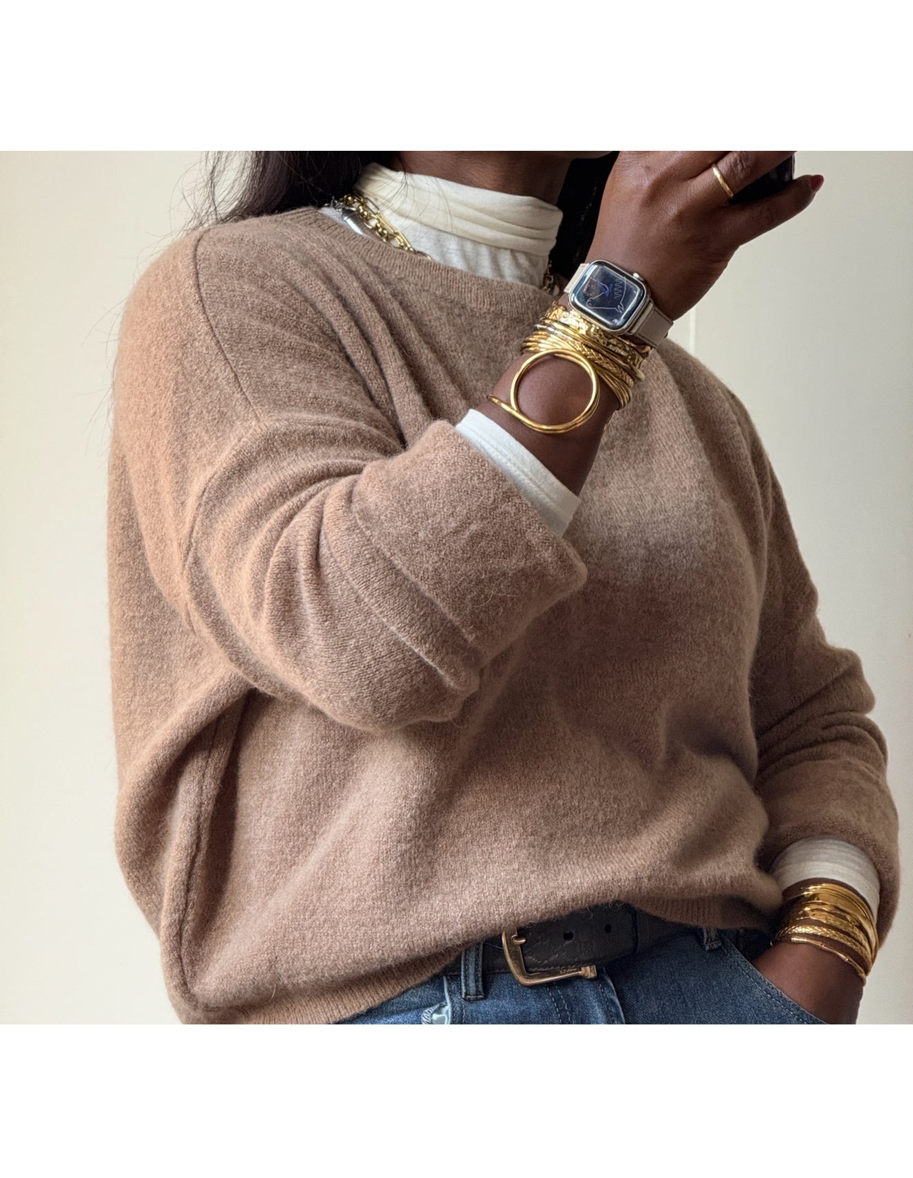 KNIT MARTY COLOR CAMEL