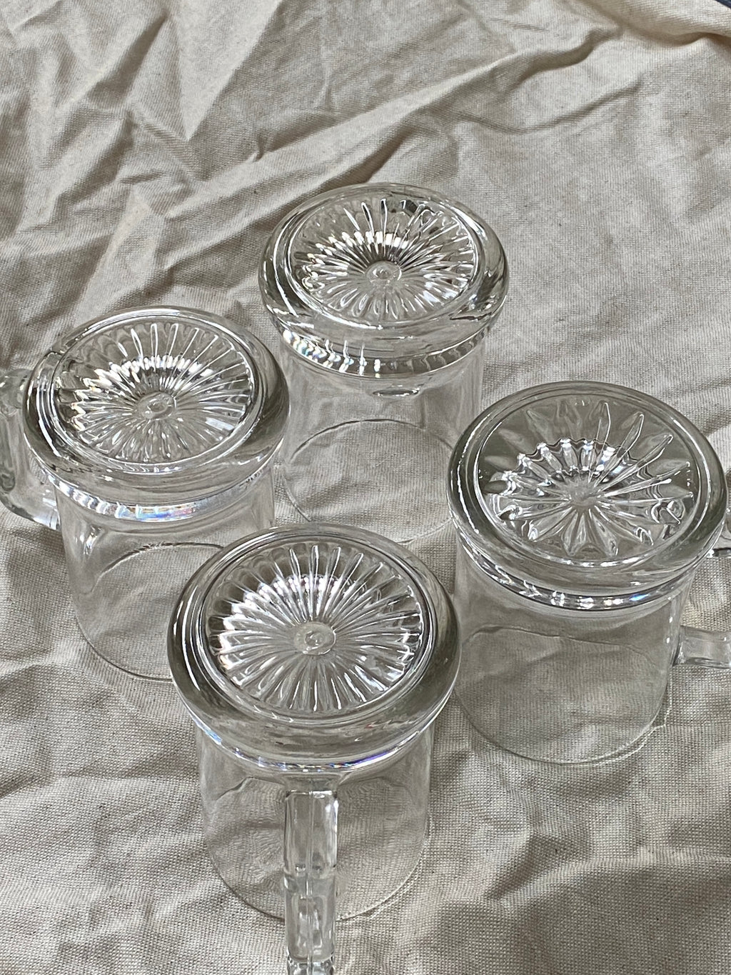 set of 4 BASIL GLASSES  ——