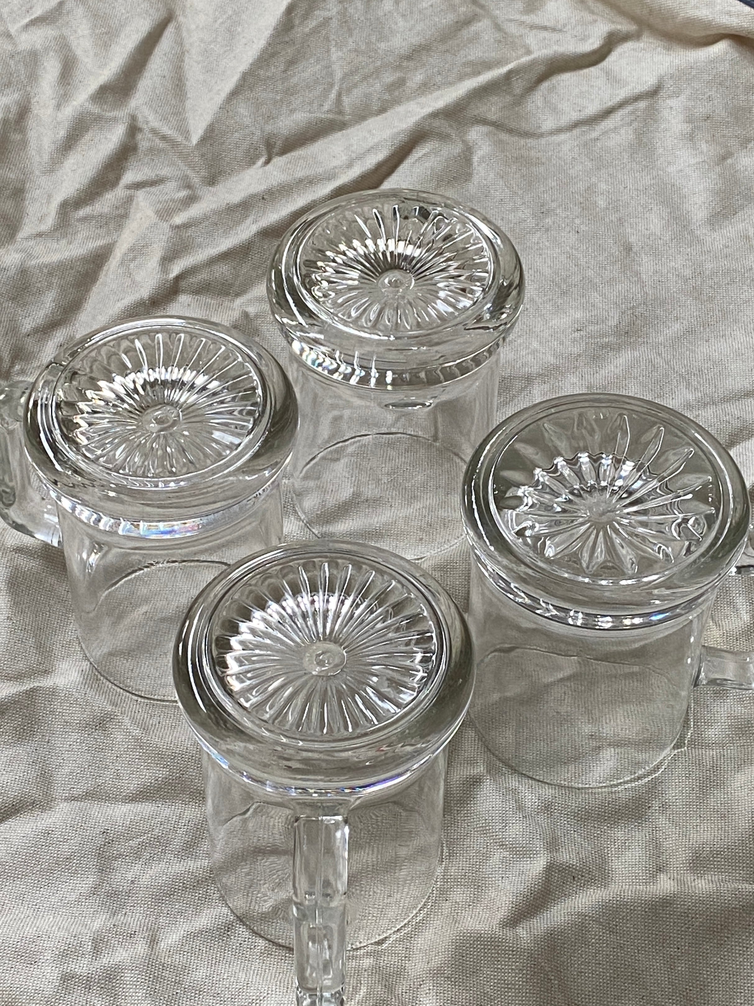 set of 4 BASIL GLASSES  ——