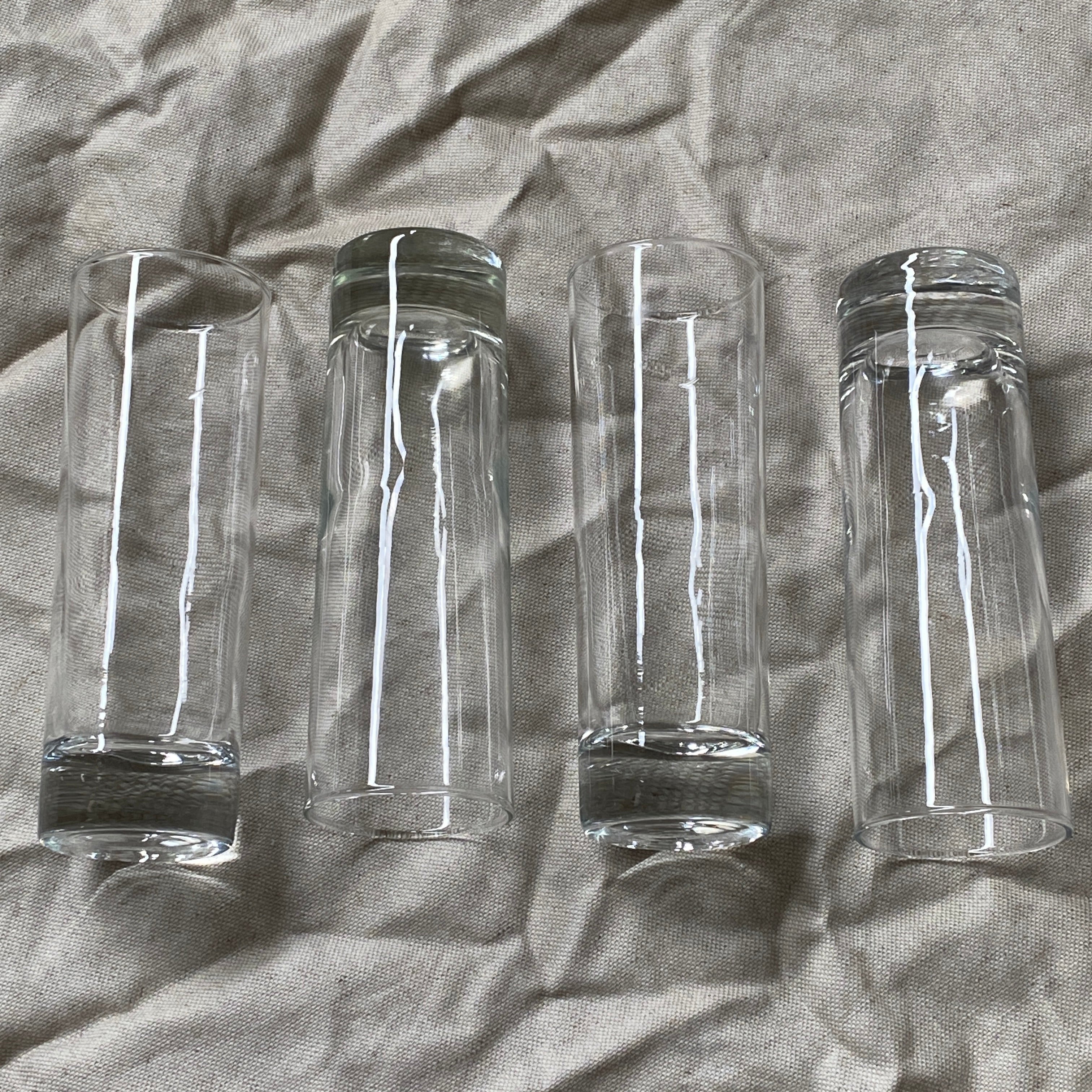 SET OF 4 LEWIS LONG DRINK GLASSES / VINTAGE