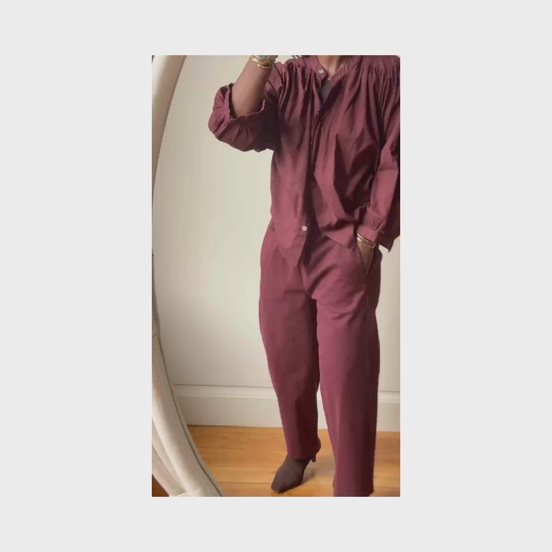 PANTS SURPRÍM BURGUNDY